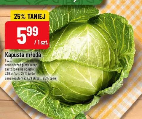 Kapusta młoda promocja w POLOmarket