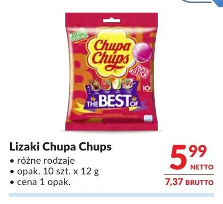 Lizaki Chupa Chups promocja w Makro