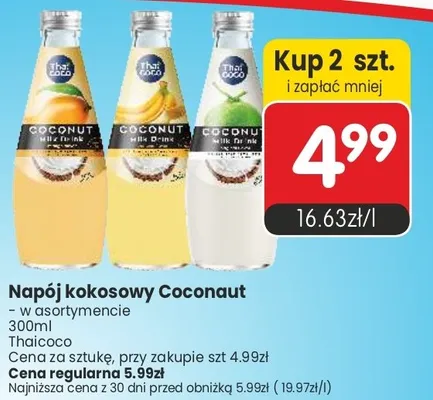 Napój kokosowy Coconaut Thaicoco promocja w Market Point