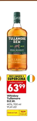 Whiskey Tullamore D.E.W. promocja w Biedronka