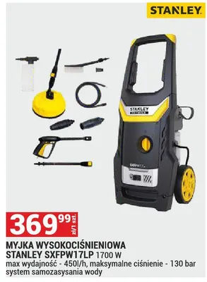 Myjka wysokociśnieniowa Stanley SXFPW17LP 1700W promocja w Merkury Market