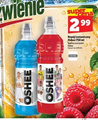 Napój izotoniczny Oshee Red Orange promocja w TOPAZ