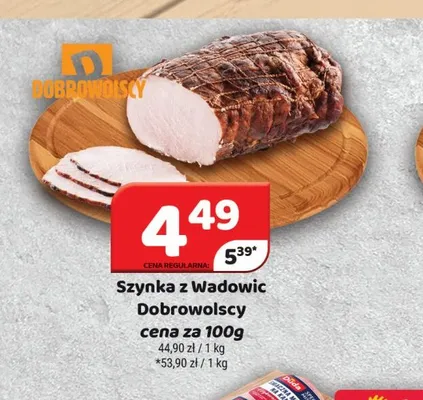 Szynka z Wadowic Dobrowolscy promocja w Delfin