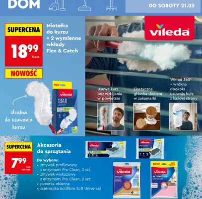 Akcesoria do sprzątania promocja w Biedronka
