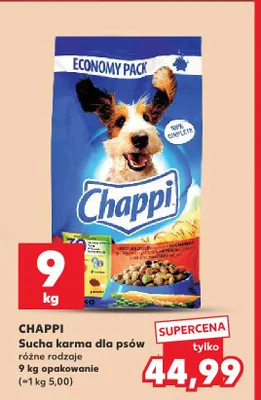 Sucha karma dla psów Chappi promocja w Kaufland