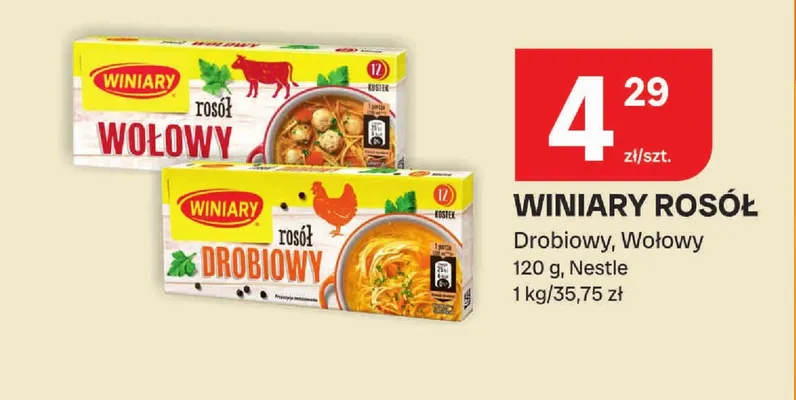 Rosół Winiary drobiowy promocja w Chorten