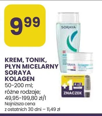 Kosmetyki Soraya Kolagen promocja w Stokrotka