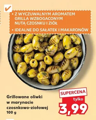 Grillowane oliwki w marynacie czosnkowo-ziołowej promocja w Kaufland