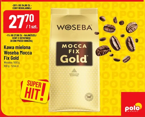 Kawa mielona Mocca Fix Gold promocja w POLOmarket