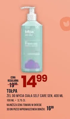 Żel do mycia ciała Tołpa Self Care Sen promocja w Drogerie Natura