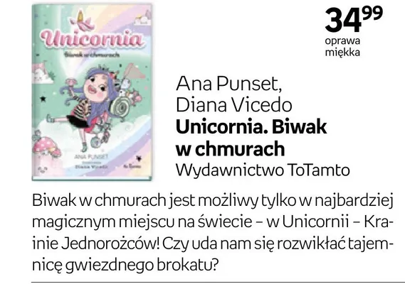 Książka Unicornia. Biwak w chmurach promocja w Empik
