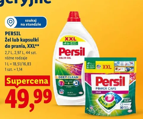 Kapsułki do prania, różne rodzaje promocja w Lidl