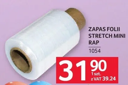 Zapas folii stretch mini RAP promocja w Selgros