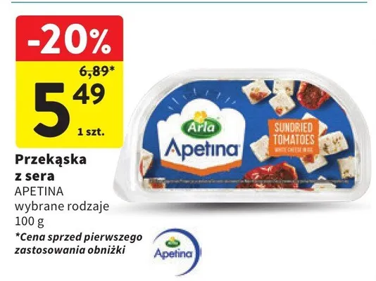 Przekąska z sera promocja w Intermarche