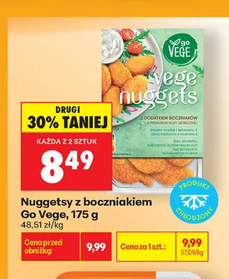 Nuggetsy z boczniakiem Go Vege promocja w Biedronka