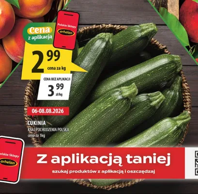 Cukinia polska promocja w Arhelan