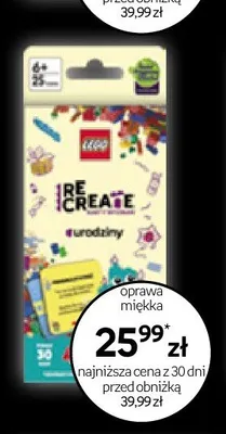Książka LEGO Re-Create Urodziny promocja w Empik