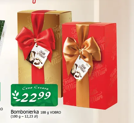 Bombonierka Frutti di Mare Vobro promocja w CEZAR Delikatesy