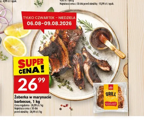 Żeberka w marynacie barbecue Białecki promocja w Twój Market