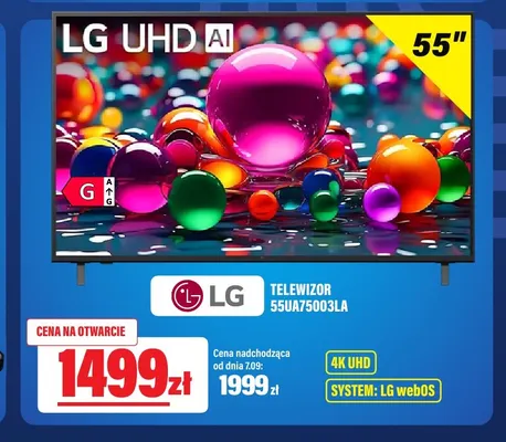 Telewizor Lg 55UA75003LA 55" promocja w RTV EURO AGD