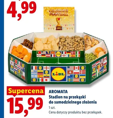 Stadion na przekąski do samodzielnego złożenia Aromata promocja w Lidl