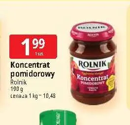 Koncentrat pomidorowy Rolnik promocja w Leclerc