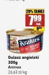 Gulasz angielski Krakus promocja w API Market