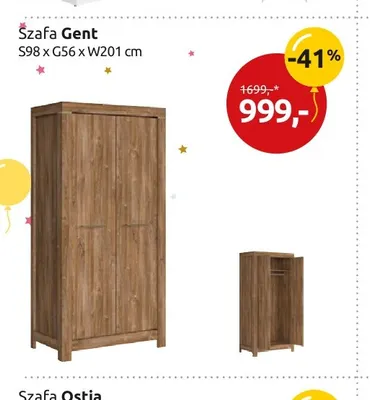 Szafa Gent promocja w Black Red White