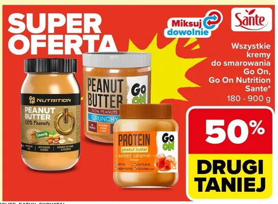 Wszystkie kremy do smarowania różne rodzaje promocja w Carrefour