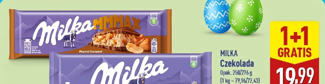 Czekolada Peanut Caramel promocja w Aldi