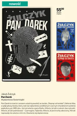 Książka Pan Darek Jakub Żulczyk promocja w Empik