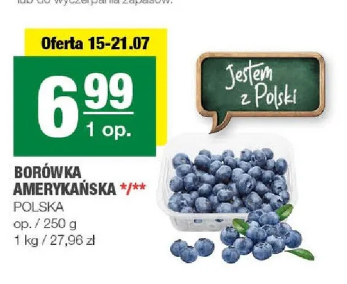 Borówka amerykańska promocja w SPAR