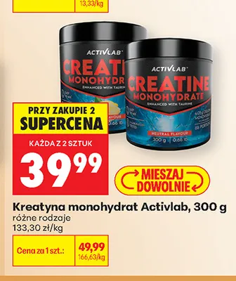 Kreatyna monohydrat Activlab promocja w Biedronka