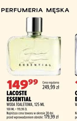 Woda toaletowa Lacoste Essential promocja w Drogerie Natura