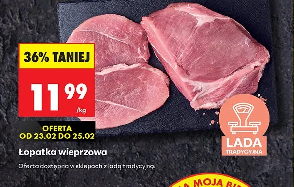 Łopatka wieprzowa promocja w Biedronka