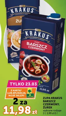 Zupa barszcz czerwony promocja w ABC