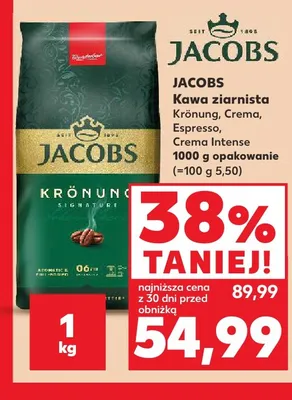 Kawa ziarnista Jacobs Krönung promocja w Kaufland