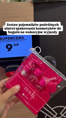 Zestaw pojemników podróżnych Hiskin My Travel Set promocja w Biedronka