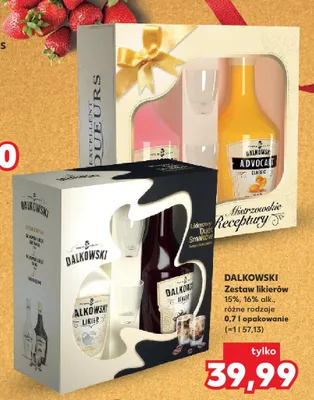 Zestaw likierów różne rodzaje 0,7l opakowanie promocja w Kaufland