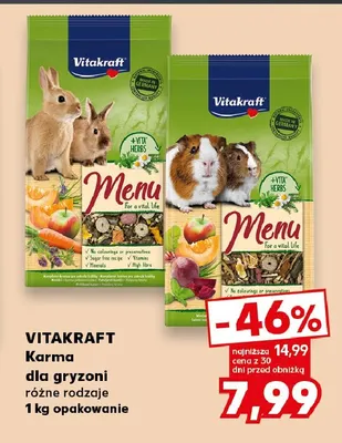 Karma dla gryzoni Vitakraft promocja w Kaufland