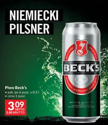 Piwo Beck's promocja w Makro