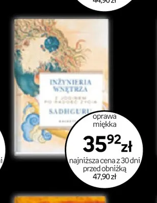 Książka Inżynieria wnętrza Sadhguru oprawa miękka Galaktyka promocja w Empik
