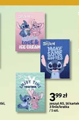 Zeszyt A5 Stitch 16 kartek promocja w Empik