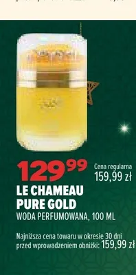 Woda perfumowana Le Chameau Pure Gold promocja w Drogerie Natura