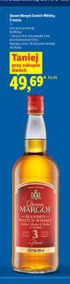 Whisky Queen Margot 3-letnia promocja w Lidl