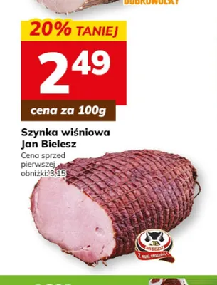 Szynka wiśniowa Jan Bielesz promocja w Hitpol