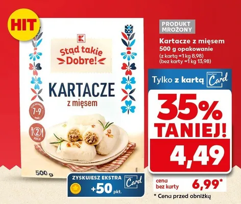 Kartacze z mięsem promocja w Kaufland