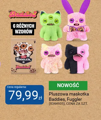Pluszowa maskotka Baddies Fuggler promocja w Smyk