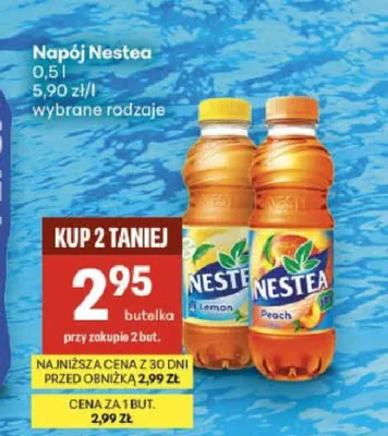 Napój Nestea Peach promocja w Delikatesy Centrum