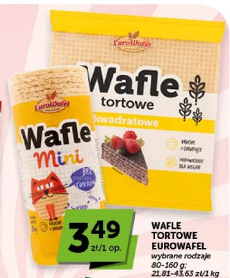 Wafle Mini Eurowafel promocja w Euro Sklep
